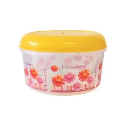 Pozuelo redondo con diseño floral