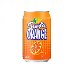 Refresco gaseado de naranja Santa  (330 ml)