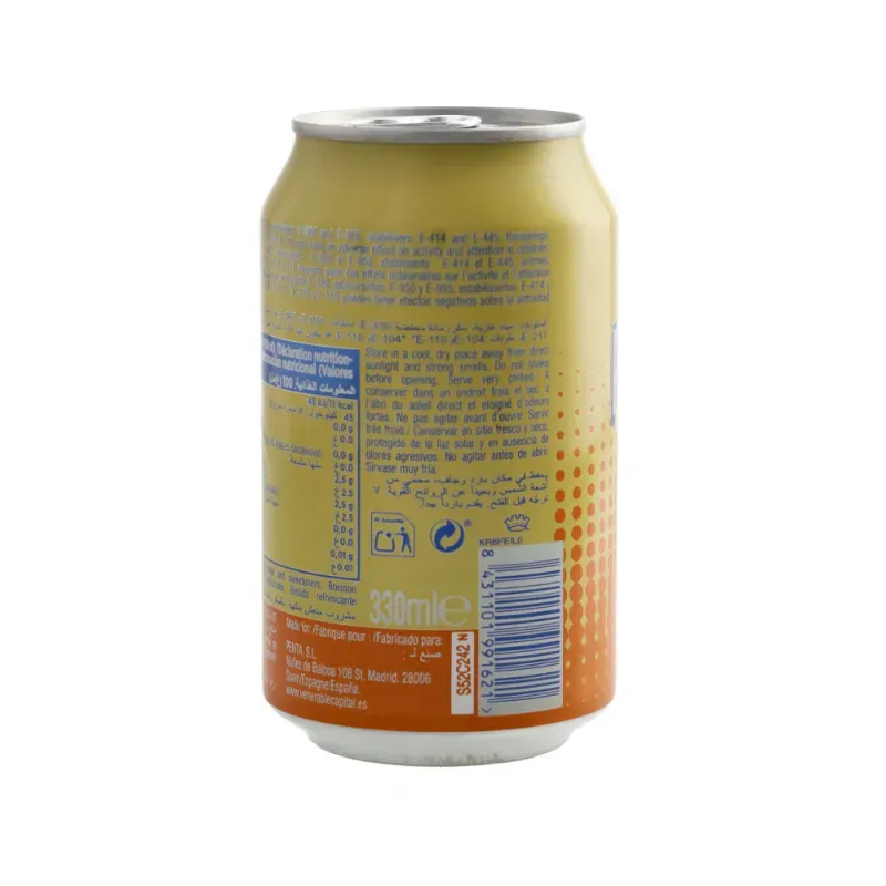 Refresco gaseado de piña Santa (330 ml)