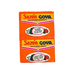 Sazón goya con achiote