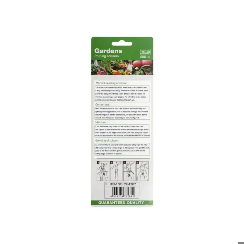 Tijera de podar de acero