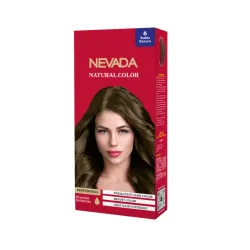 Tinte capilar permanente No. 6 rubio oscuro Natural Color Nevada