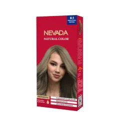 Tinte capilar permanente No. 8.1 rubio claro cenizo Natural Color Nevada