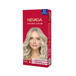 Tinte capilar permanente No. 9.1 rubio muy claro cenizo Natural Color Nevada