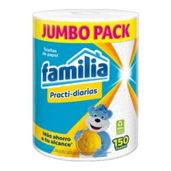 Toallas de papel Jumbo Pack Familia (150u)