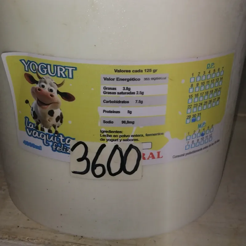 Yogurt natural (4 L)