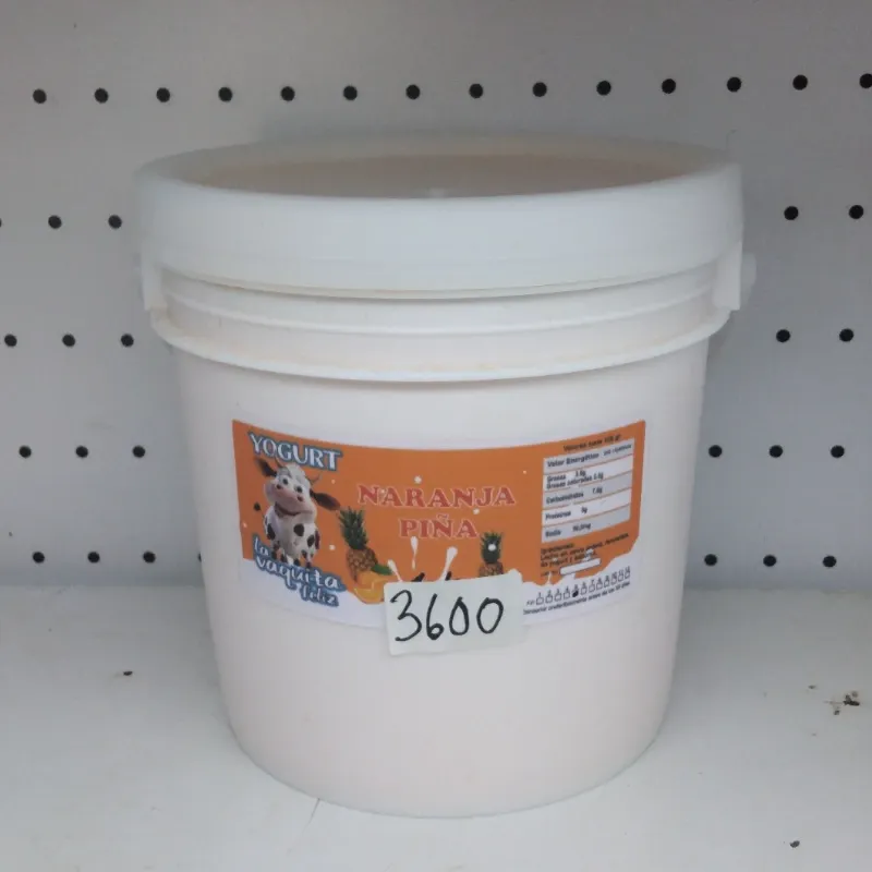 Yogurt Natural Naranja Piña (4L)