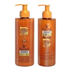Juego de shampoo y acondicionador de miel