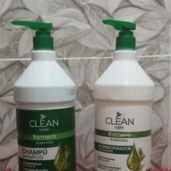 Juego de shampoo y acondicionador de romero