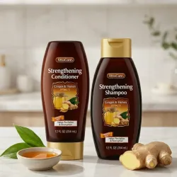 Juego shampoo de miel y jengibre