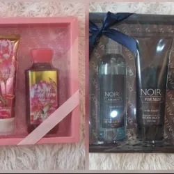 Set de colonia, gel de baño y body lotion