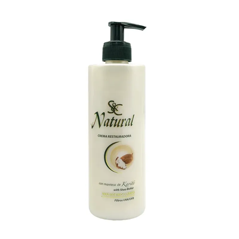 Crema de Piel Natural con Manteca de Karite