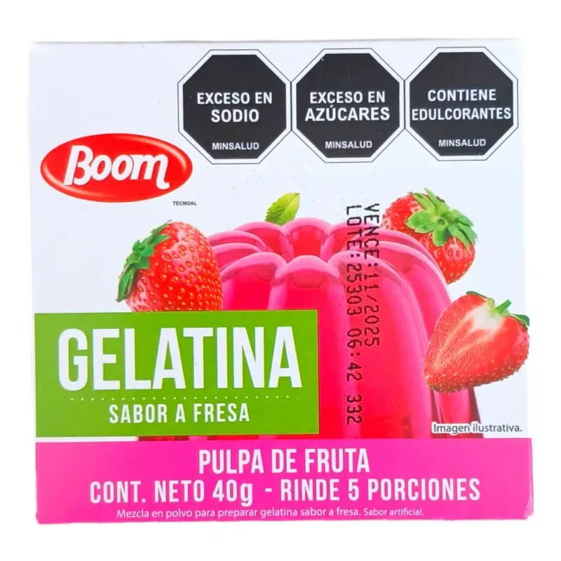 Gelatina de Fresa