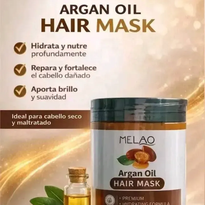 MASCARILLAS CAPILAR MELAO CON ACEITE DE ARGÁN 250ml