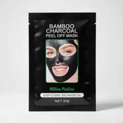 Mascarillas de carbón activado con colágeno y ácido hialurónico