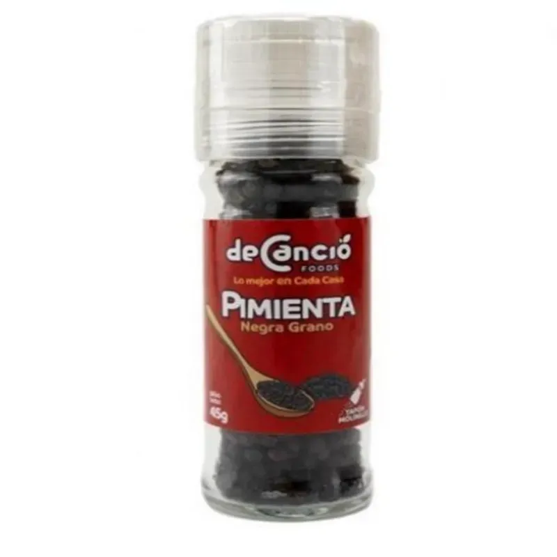 Pimienta Negra en Grano con Molinillo 45g