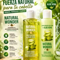 Shampoo y Acondicionador Natural Wonder