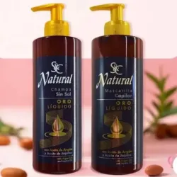 Shampoo y Mascarilla Oro Líquido