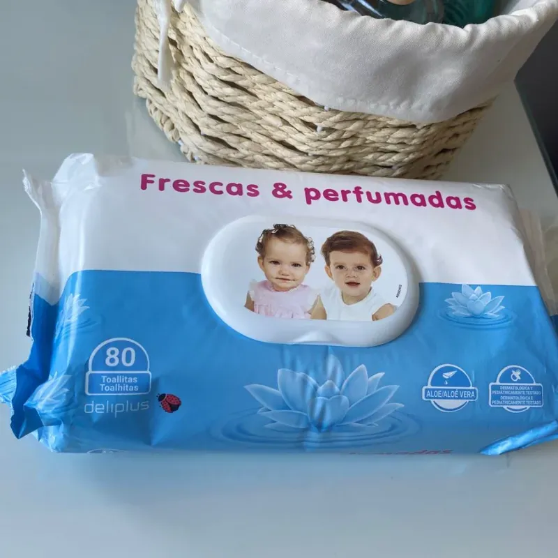 Toallitas Humedas de Aloe Vera