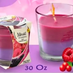 Vela Aromáticas de Fresa Frambuesa