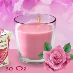 Vela Aromáticas de Rosas