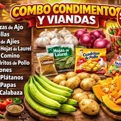 Combo de Condimentos y viandas 
