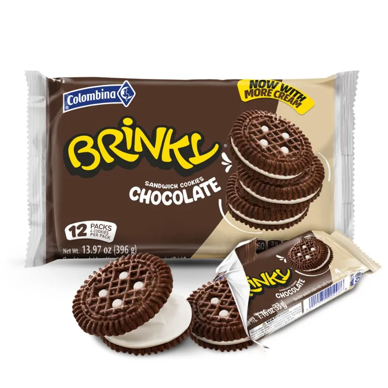 Galletas Brinky Chocolate 12 Pqt 