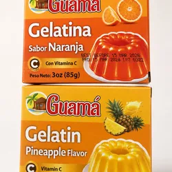 GELATINA SABOR NARANJA Y PIÑA 3ONZ