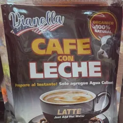 PAQUETE DE CAFE CON LECHE EN POLVO 1 LB