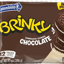 PAQUETE DE GALLETAS BRINKY CHOCOLATE 12 PQT