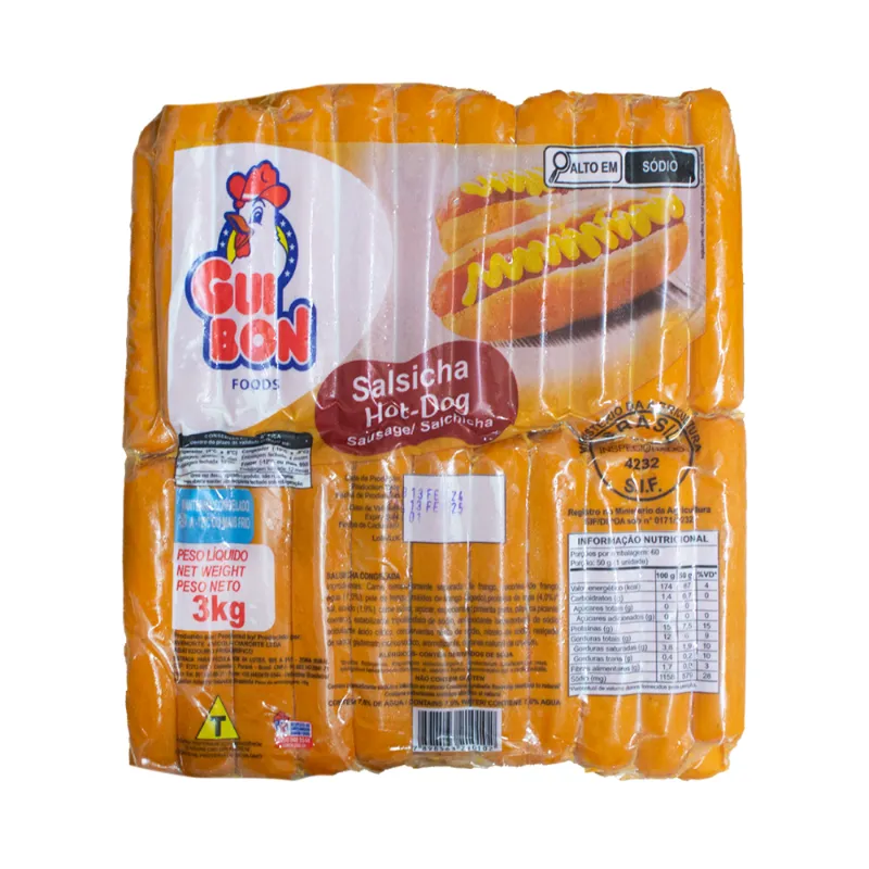 Paquetes de Salchichas 3 kg 