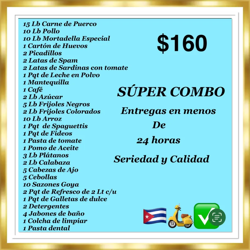 Súper Combo x $160