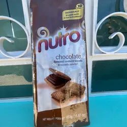 Galletas Nutro rellena chocolate