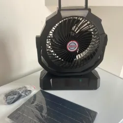 Ventiladores Recargables con Panel Solar
