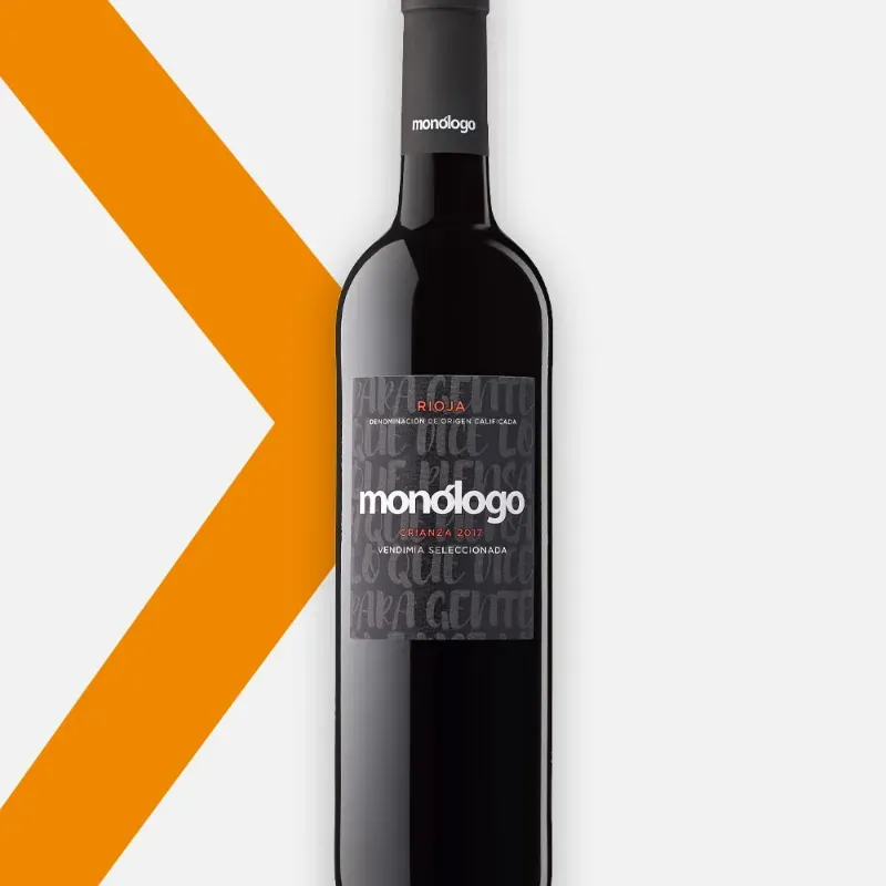 VINO TINTO MONÓLOGO CRIANZA 2018 (75cl 14%)