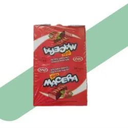 Barra de Turrón con Cobertura de Chocolate con Leche y Mermelada de Fresas🍓 