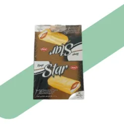 Barra de Turrón Recubierta de Chocolate Blanco Compuesto y Caramelo 