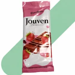 Barra de chocolate con fresa