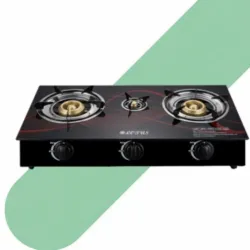Cocina de gas Lotus de 3 hornillas