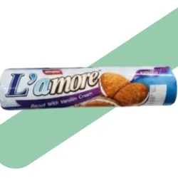 Galleta tipo sándwich con crema de Vainilla