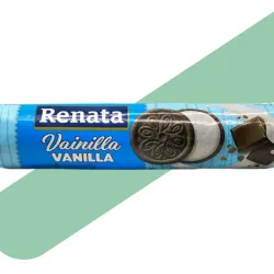 Galletas de chocolate rellenas con sabor a vainilla