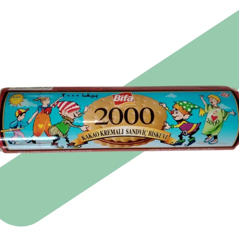 GALLETAS SÁNDWICH CON CREMA DE CACAO