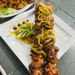 Brochetas de carne 