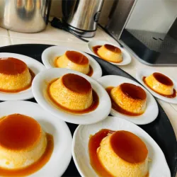 Flan de leche 