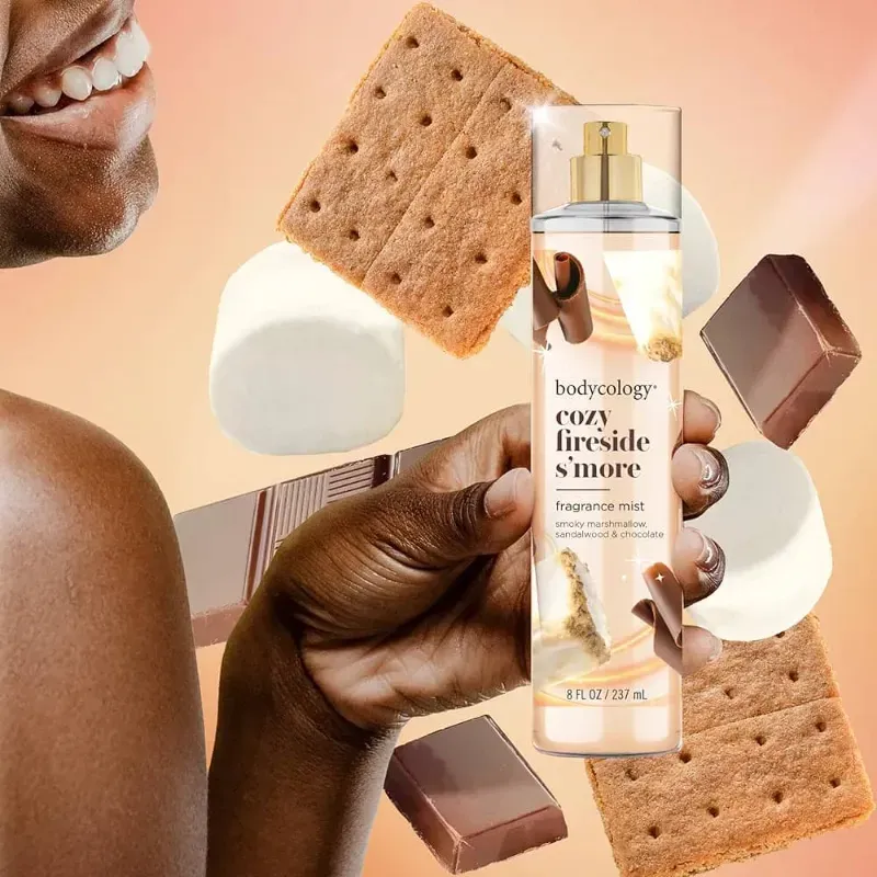 Fragance Mist Cozy Fireside s' more Bodycology 