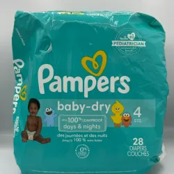 Pañales desechables Pampers 