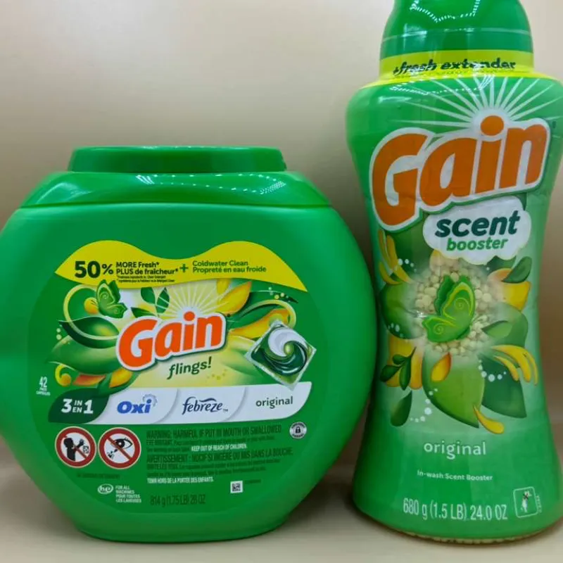 Set de cápsulas y perlas de olor Gain