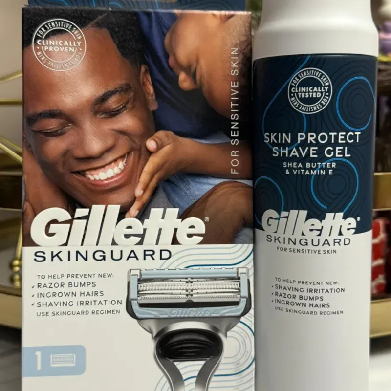Set de rasuradora y espuma de afeitar Gillette de hombres