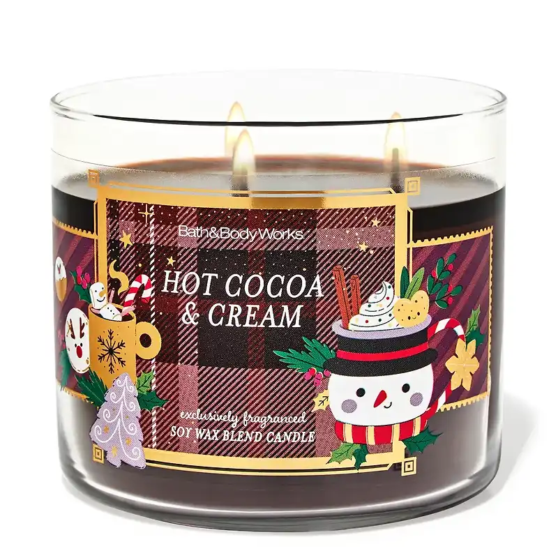 Vela Aromática Hot Cocoa & Cream 🧴🥯
