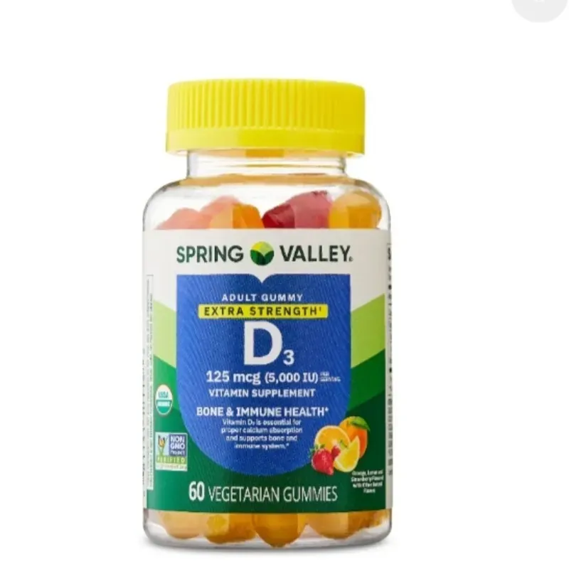 Vit D3 125 mcg (5000 IU) 60 gomitas